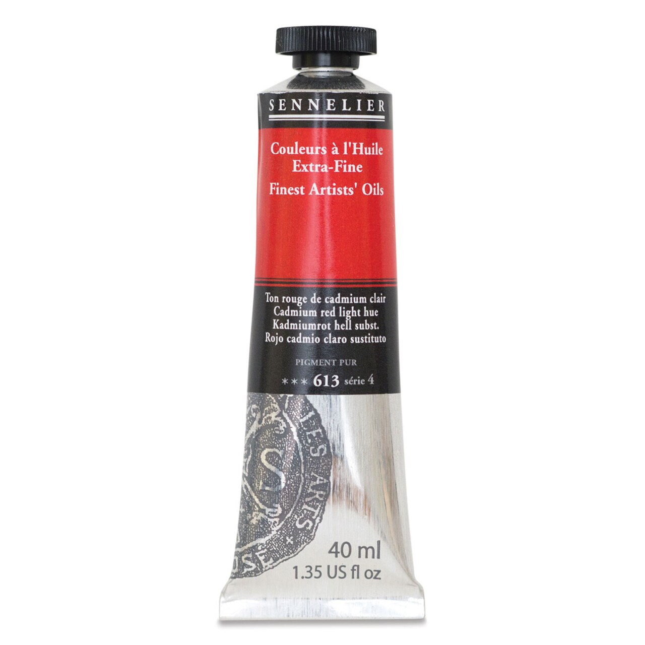 Sennelier Artists' Extra Fine Oil Paint - Cadmium Red Light Hue, 40 ml tube